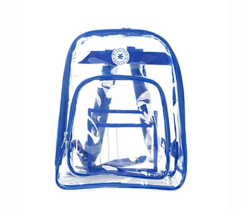 - 20 PACKS | $19.99 PER PACK ||    Wholesale Case Lot: 20pcs Clear Backpacks - Durable PVC, Quality See-Through Student Bookbag