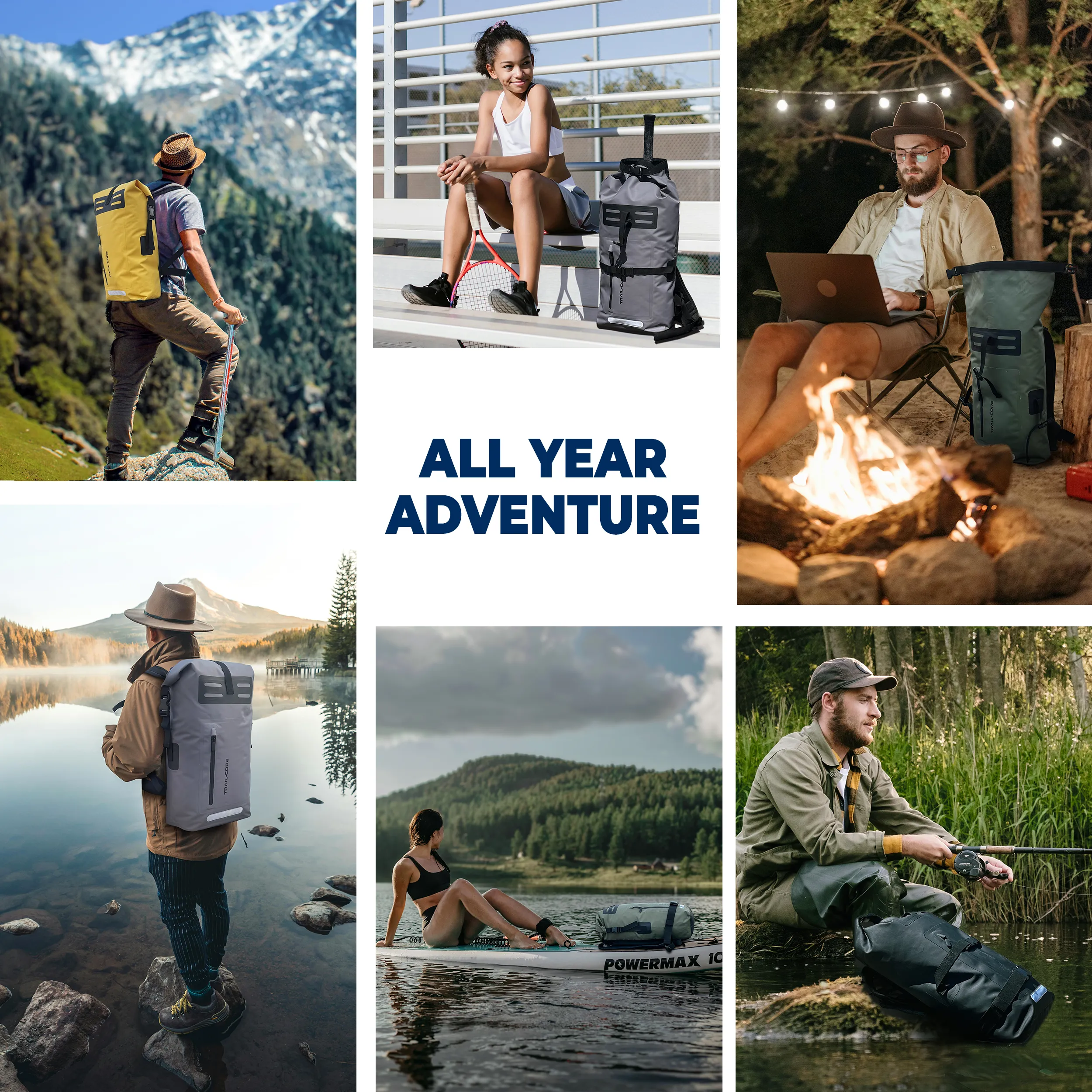 100% Waterproof Dry Bag Backpack
