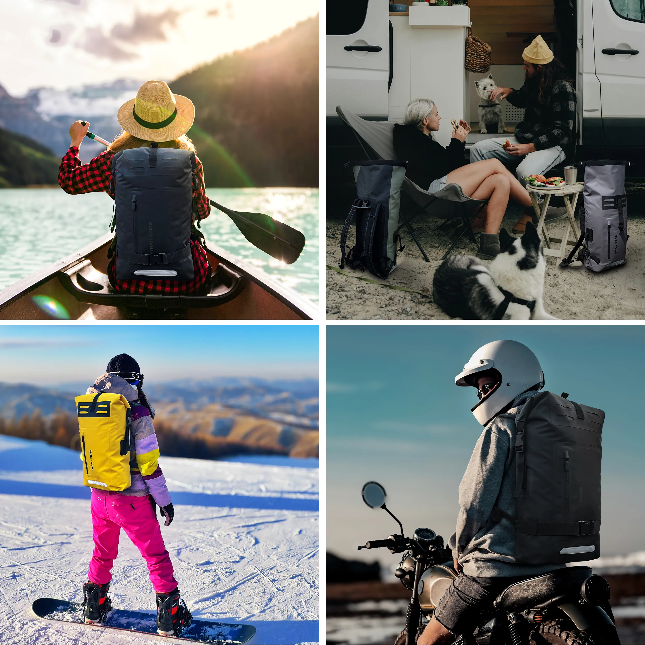100% Waterproof Dry Bag Backpack