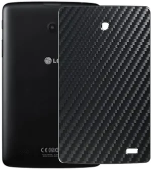 2 Pack Back Protector Film, compatible with LG G Pad 7.0 V400 7" GPad Black Carbon TPU Guard Cover （ Not Tempered Glass/Not Front Screen Protectors ） New