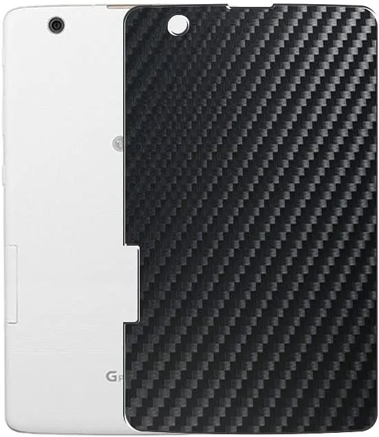 2 Pack Back Protector Film, compatible with LG Gpad X 8.0 V521 / Gpad III 3 8.0 V525 8" Black Carbon TPU Guard Cover （ Not Tempered Glass/Not Front Screen Protectors ） New