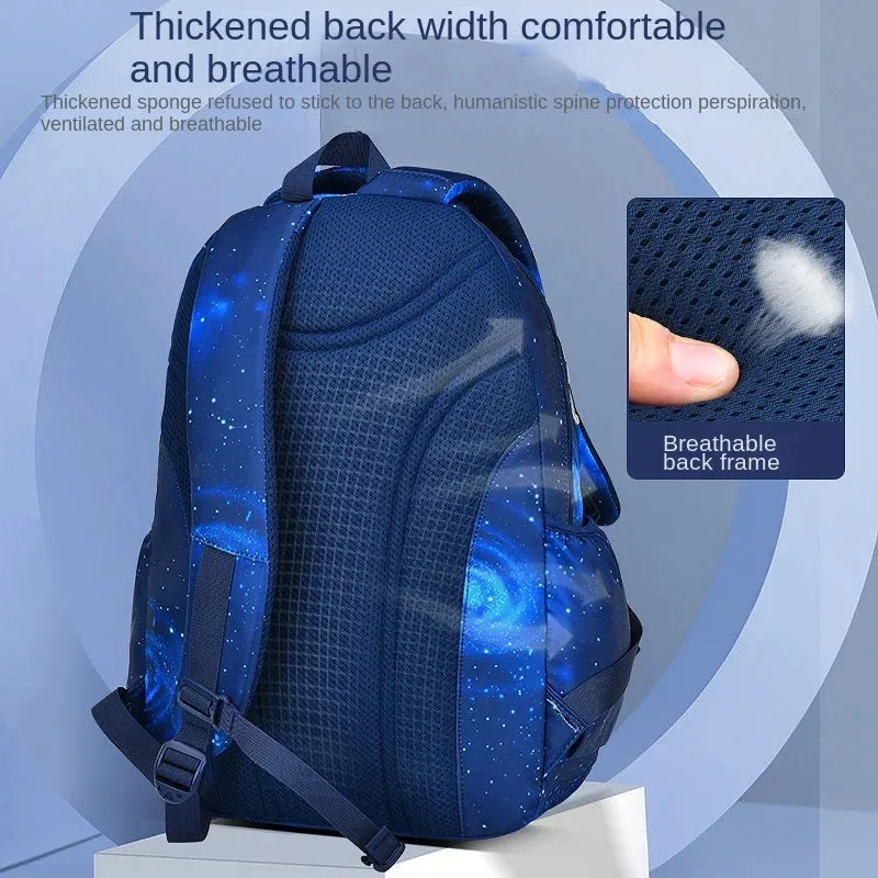 2025 Waterproof Orthopedic School Backpack – Durable & Comfortable Book Bag for Boys & Primary Students!