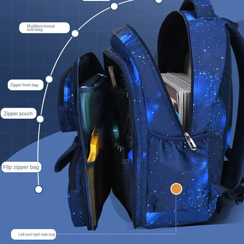 2025 Waterproof Orthopedic School Backpack – Durable & Comfortable Book Bag for Boys & Primary Students!