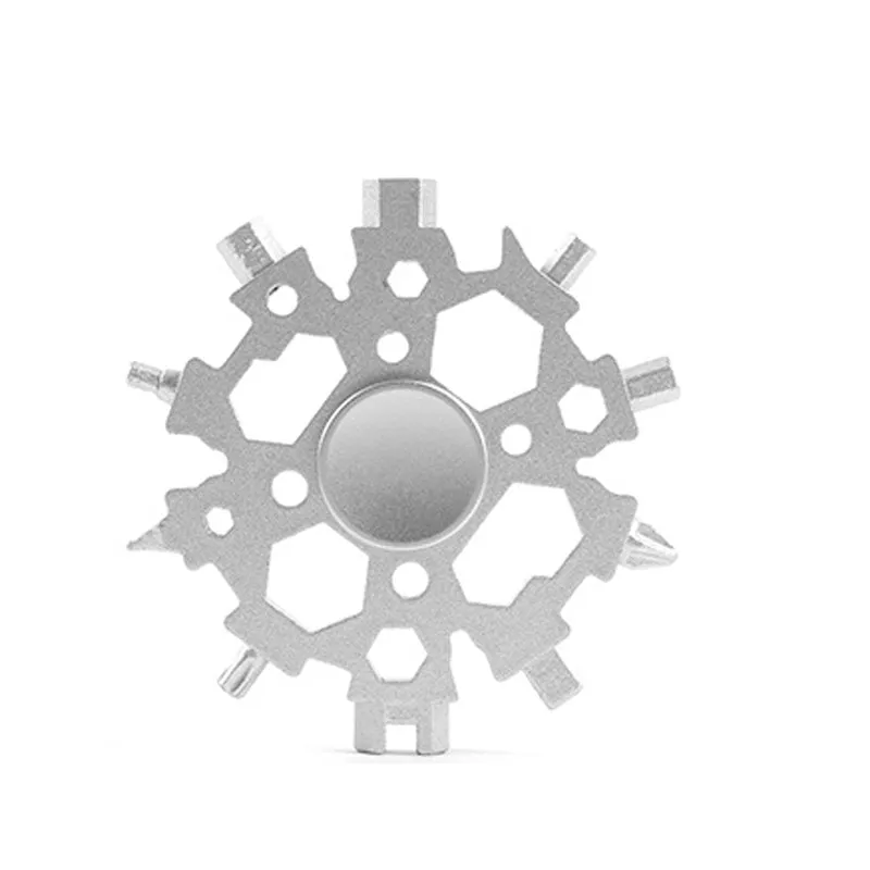 23-in-1 Snowflakefidget spinner Multitool