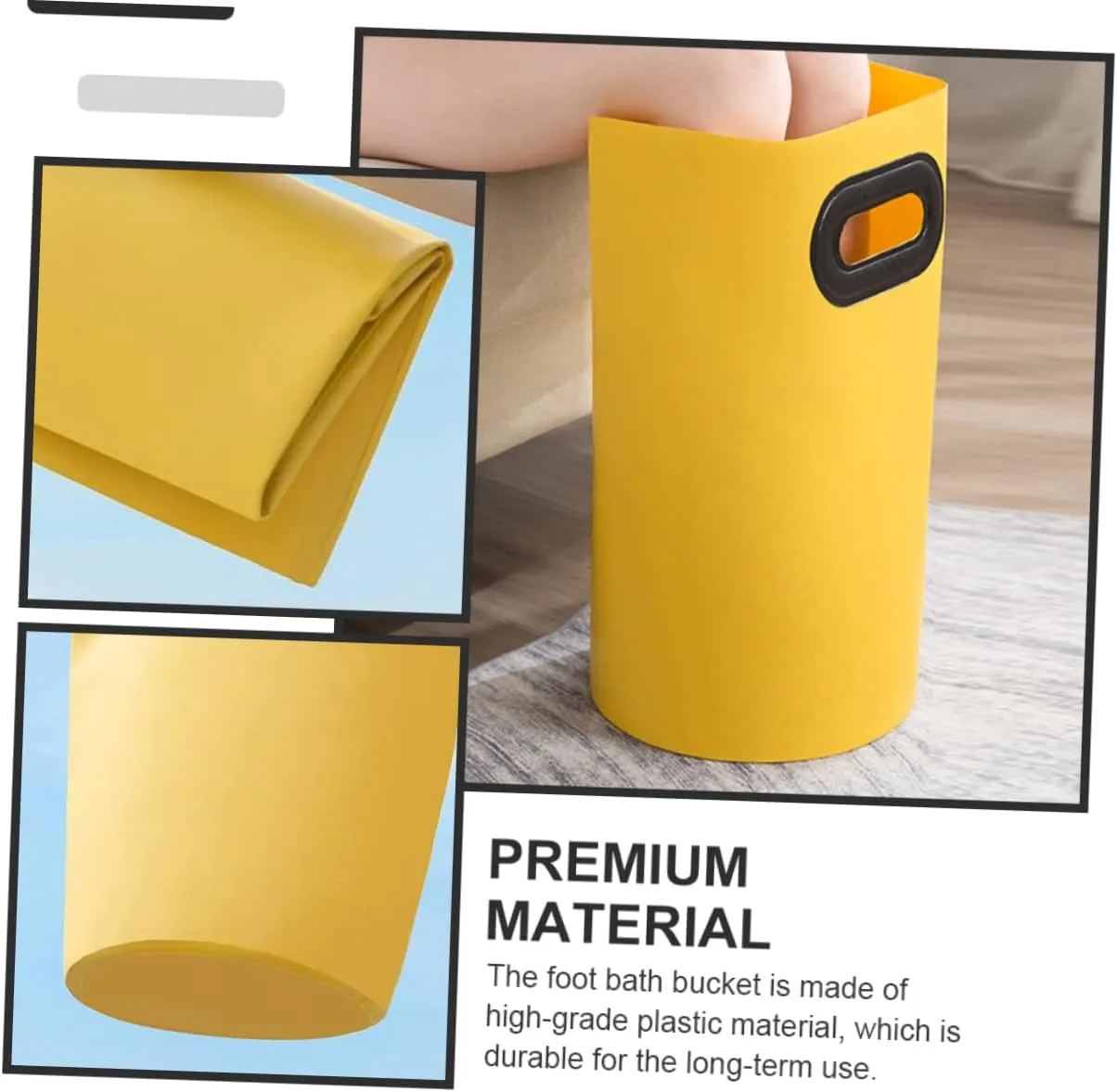 2pcs Foot Bath Camping Multitool Birdbaths for Outdoors Foldable Bucket Collapsible Foot Basin