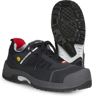 3018 Zenit Safety Shoe, Size EU 45 Black,Grey,red