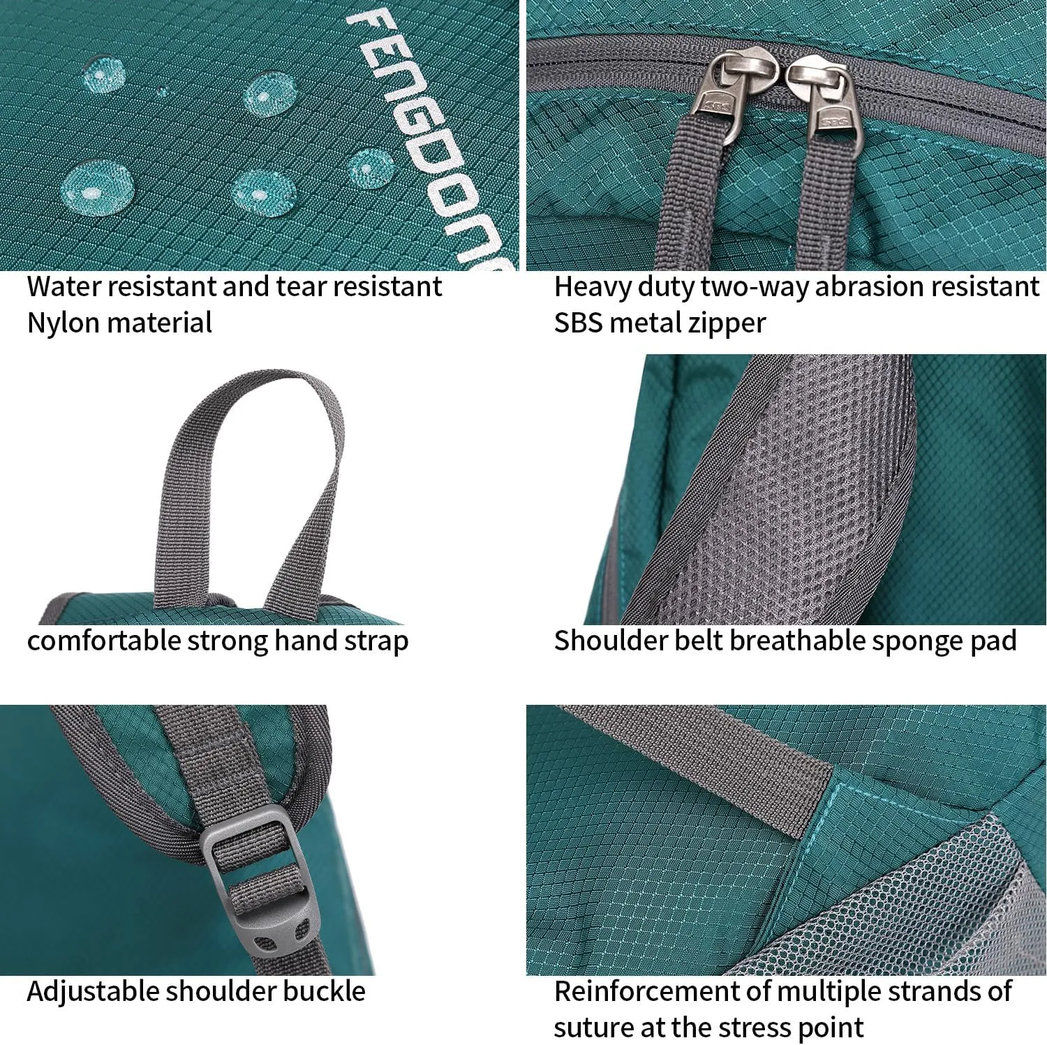 35L Lightweight Foldable Waterproof Packable Travel Small Hiking Backpack Daypack for men women