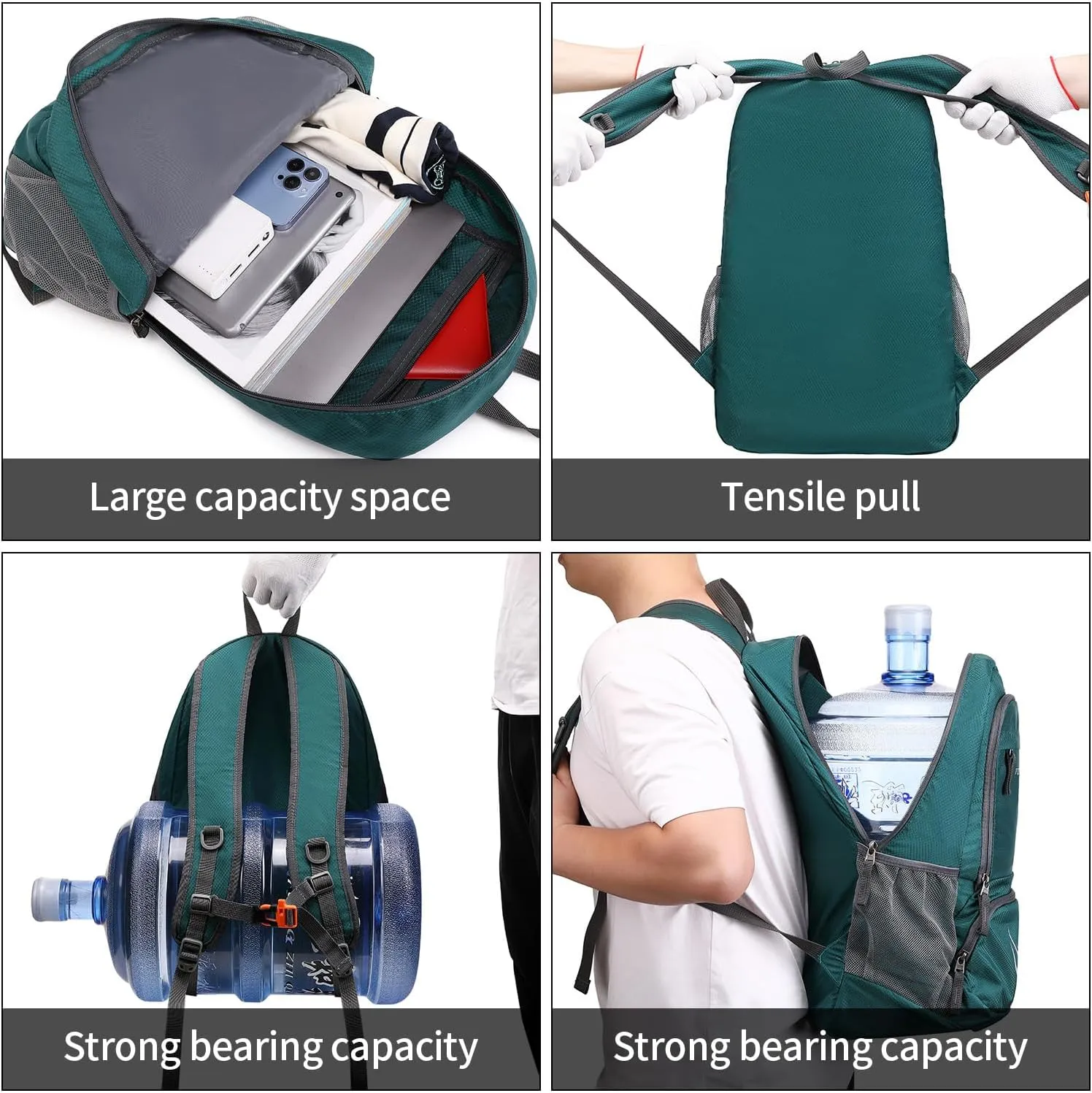 35L Lightweight Foldable Waterproof Packable Travel Small Hiking Backpack Daypack for men women