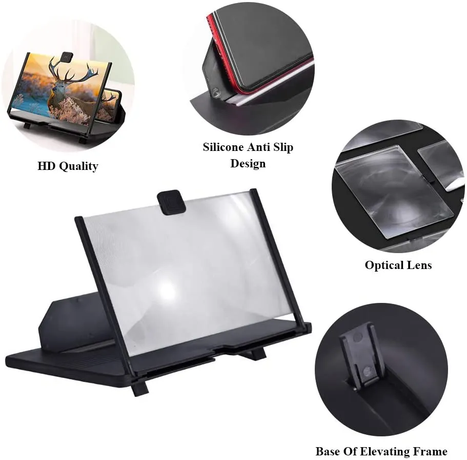 3D Screen Thin Foldable Mobile Phone Amplifier Eye Protection Screen Enlarger