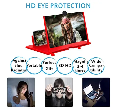 3D Screen Thin Foldable Mobile Phone Amplifier Eye Protection Screen Enlarger