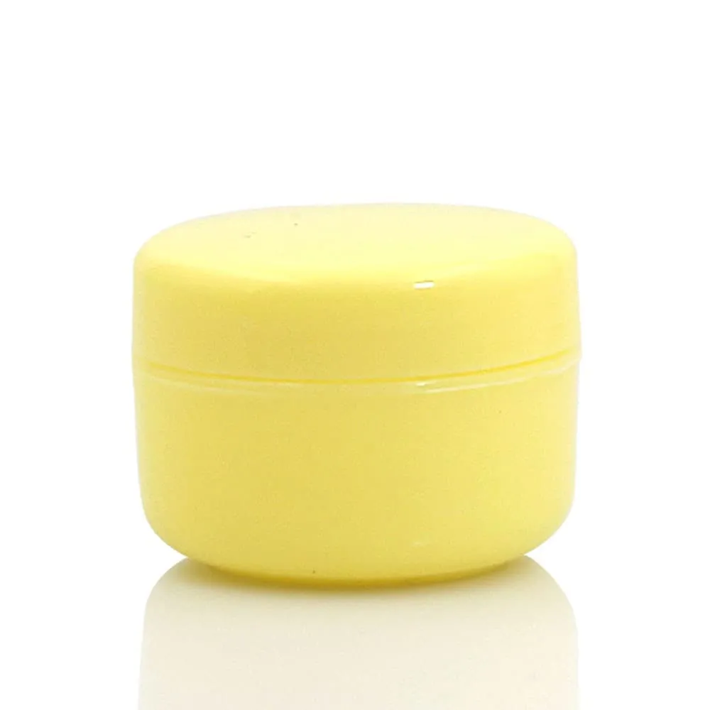 50pcs 10g/20g/30g/50g/100g Plastic Empty Travel Cosmetic Jar Makeup Container Bottle Vial Face Cream Eyeshadow Lip Balm Lotion Sample Pot Nail Art Gel Mask Pack Box (10g,Green)