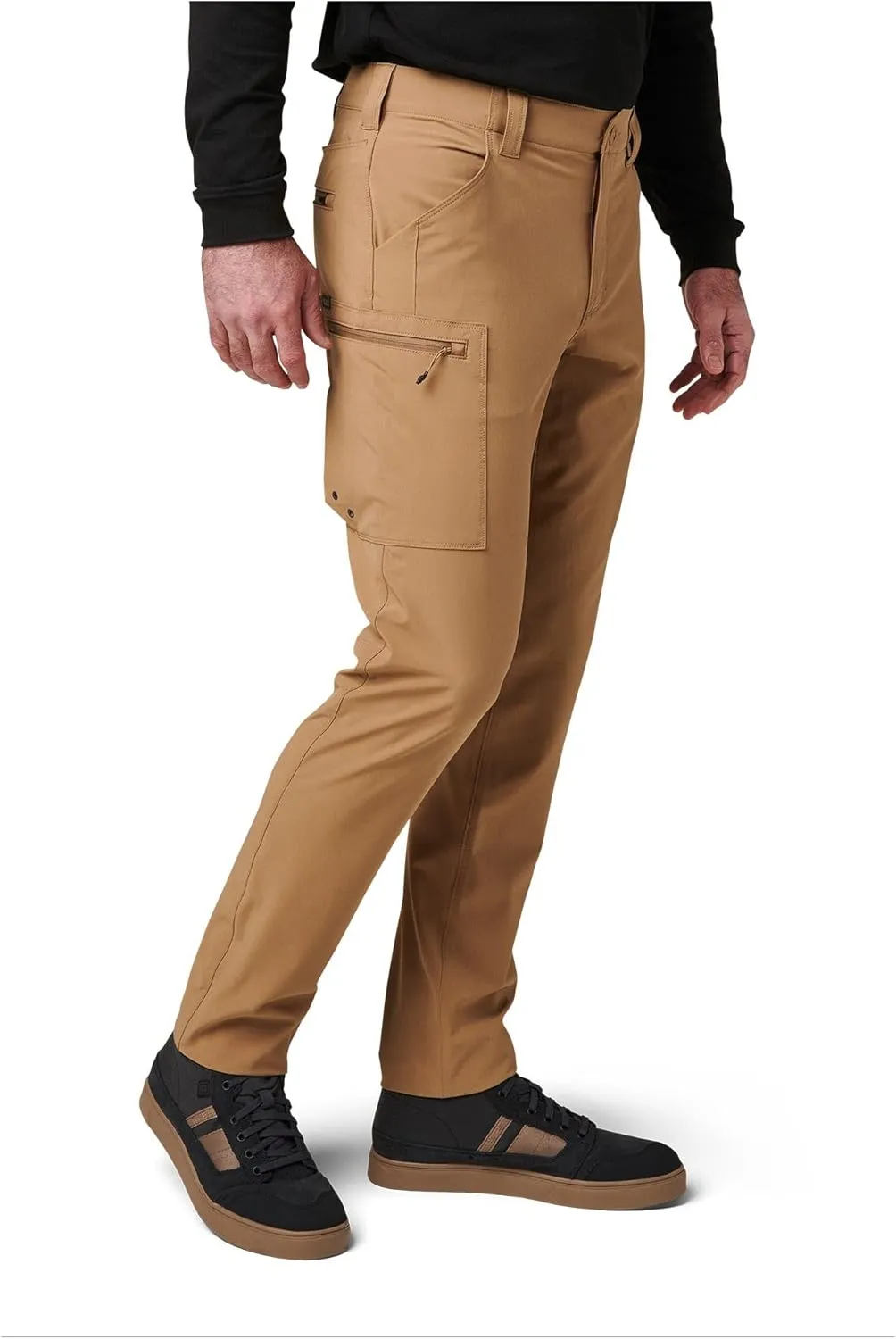 5.11 Tactical Mens Hiking Pants, Trail Pant for Men, Slim Fit, Cargo Pockets, Style 74556ABR