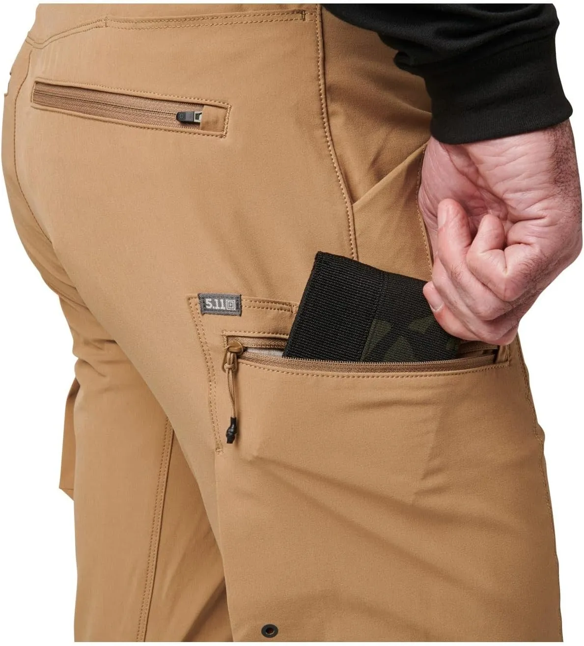 5.11 Tactical Mens Hiking Pants, Trail Pant for Men, Slim Fit, Cargo Pockets, Style 74556ABR