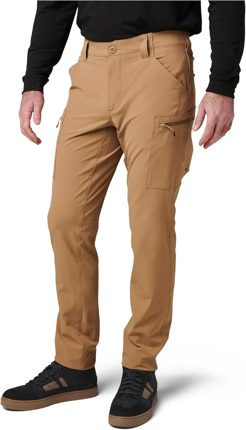 5.11 Tactical Mens Hiking Pants, Trail Pant for Men, Slim Fit, Cargo Pockets, Style 74556ABR