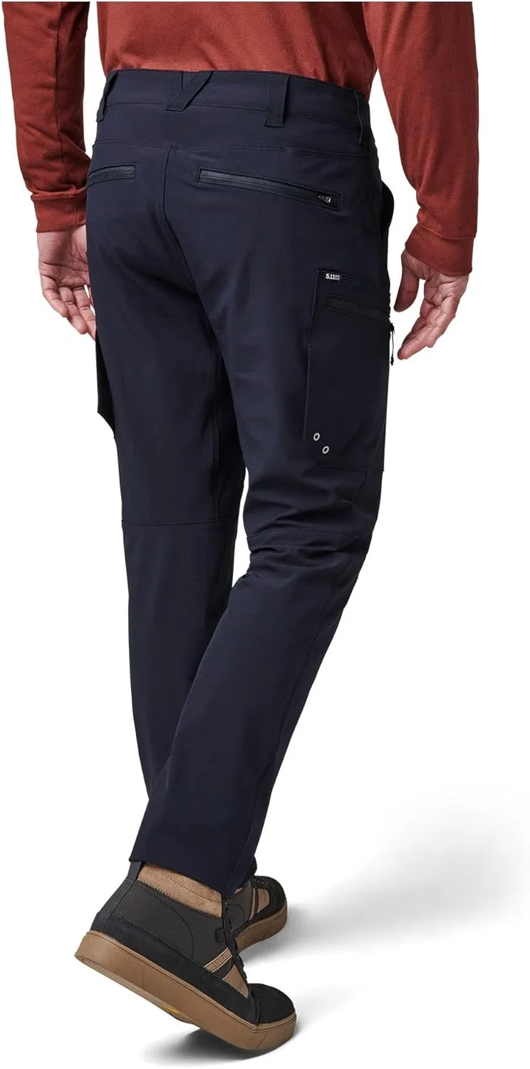 5.11 Tactical Mens Hiking Pants, Trail Pant for Men, Slim Fit, Cargo Pockets, Style 74556ABR