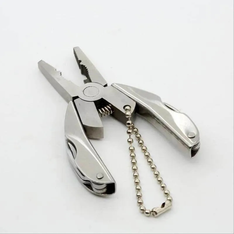 6-in-1 Keychain Tool Kit - Foldable Travel  Camping Essential