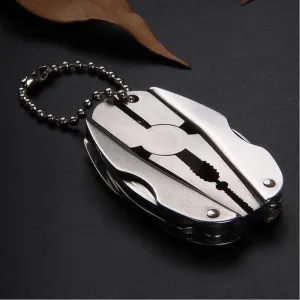 6-in-1 Keychain Tool Kit - Foldable Travel  Camping Essential