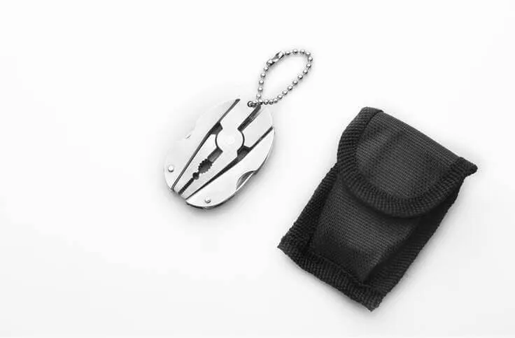 6-in-1 Keychain Tool Kit - Foldable Travel  Camping Essential