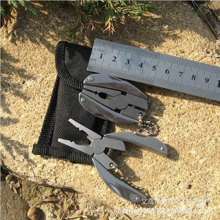6-in-1 Keychain Tool Kit - Foldable Travel  Camping Essential