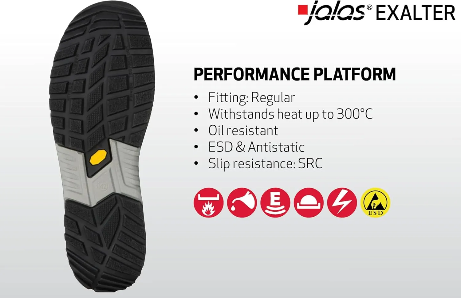 9965 Exalter Safety Shoe Low-Cut, Water Repellant with BOA Laces, Protective Work Shoes for Everyday Comfort