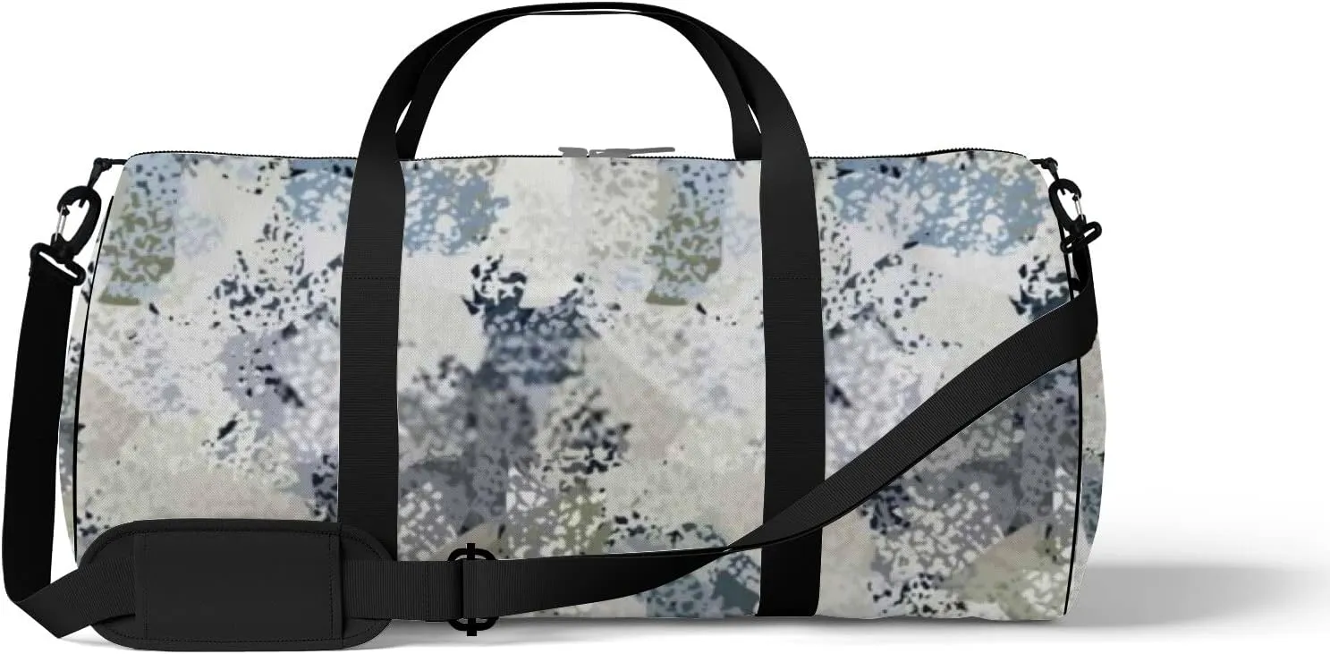 Abstract Art Seamless Pattern Background Texture Sports Bag Tote Bag Waterproof Gym Bag with Shoulder Strap Zipper 2 Side Pockets for Men and Women, Travel and Storage Shoulder Bag.