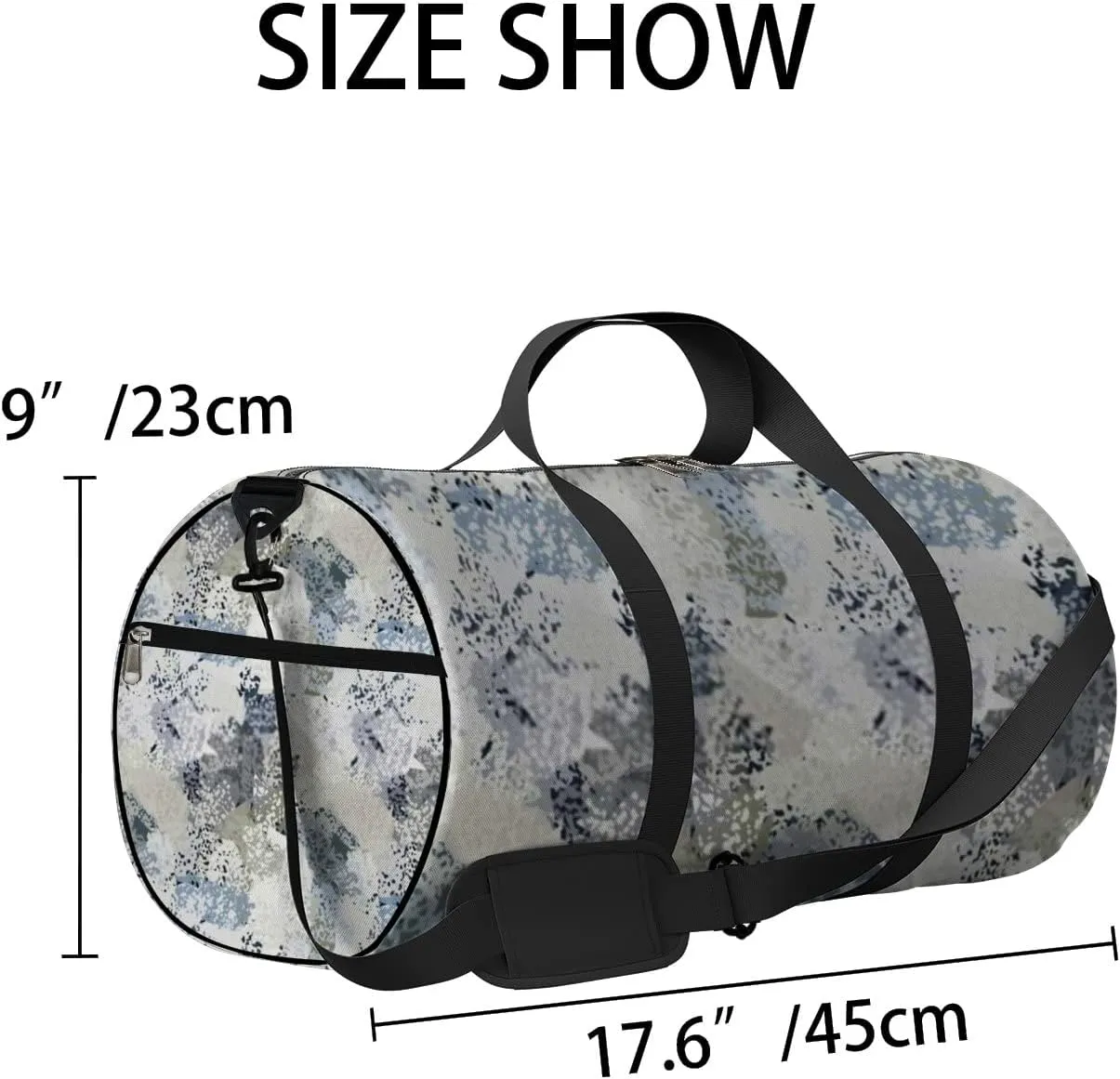 Abstract Art Seamless Pattern Background Texture Sports Bag Tote Bag Waterproof Gym Bag with Shoulder Strap Zipper 2 Side Pockets for Men and Women, Travel and Storage Shoulder Bag.