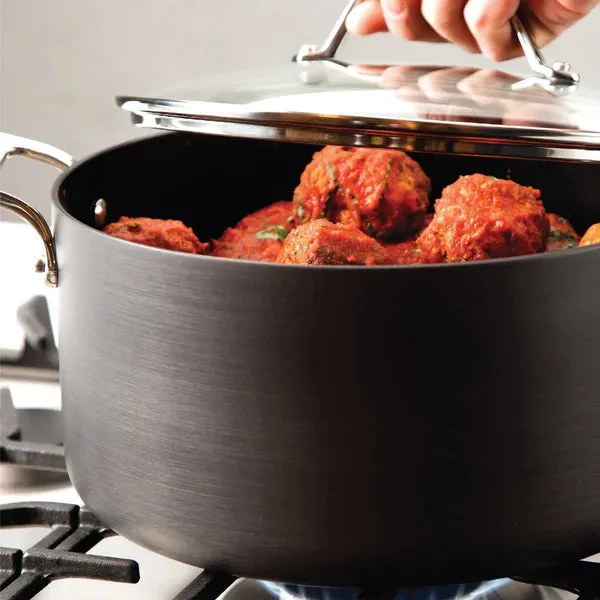 All-Clad 7-quart Hard Anodized Stock Pot with Glass Lid