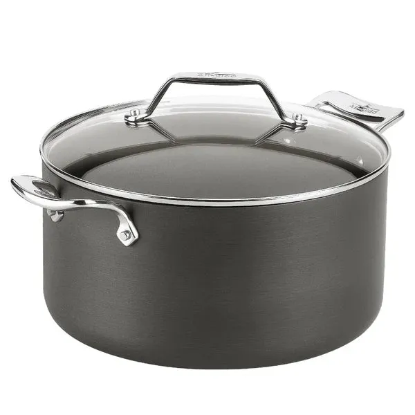 All-Clad 7-quart Hard Anodized Stock Pot with Glass Lid