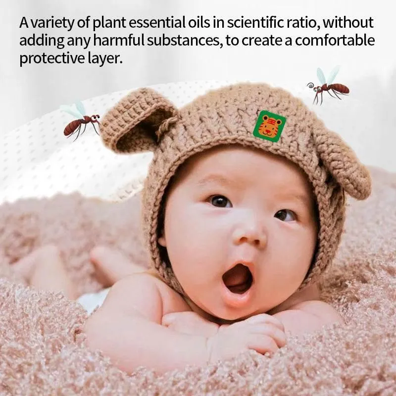 Anti-Mosquito Essential Oil Stickers - Insect Repellent for Babies
