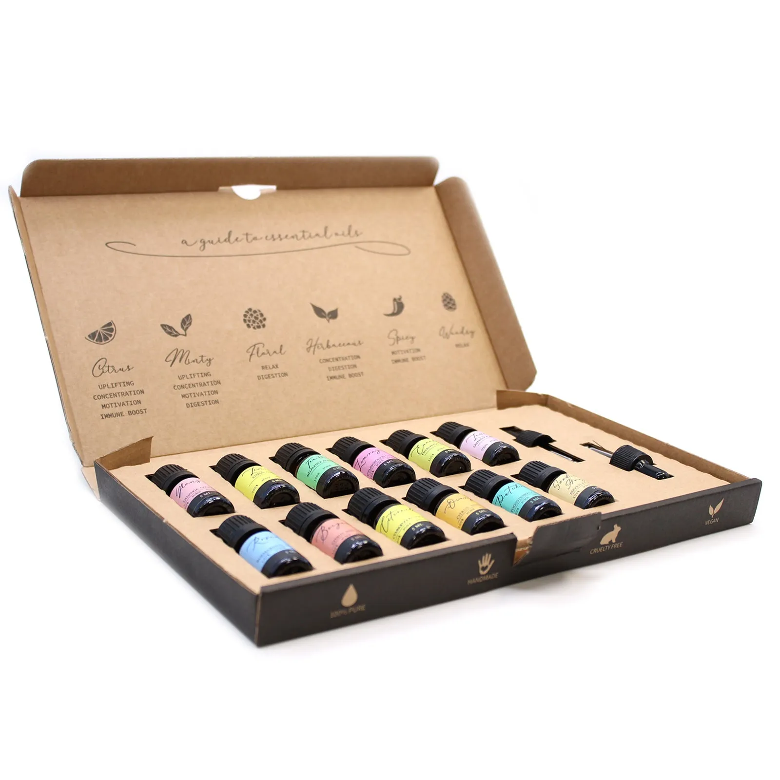Aromatherapy Essential Oils Set - The Top 12