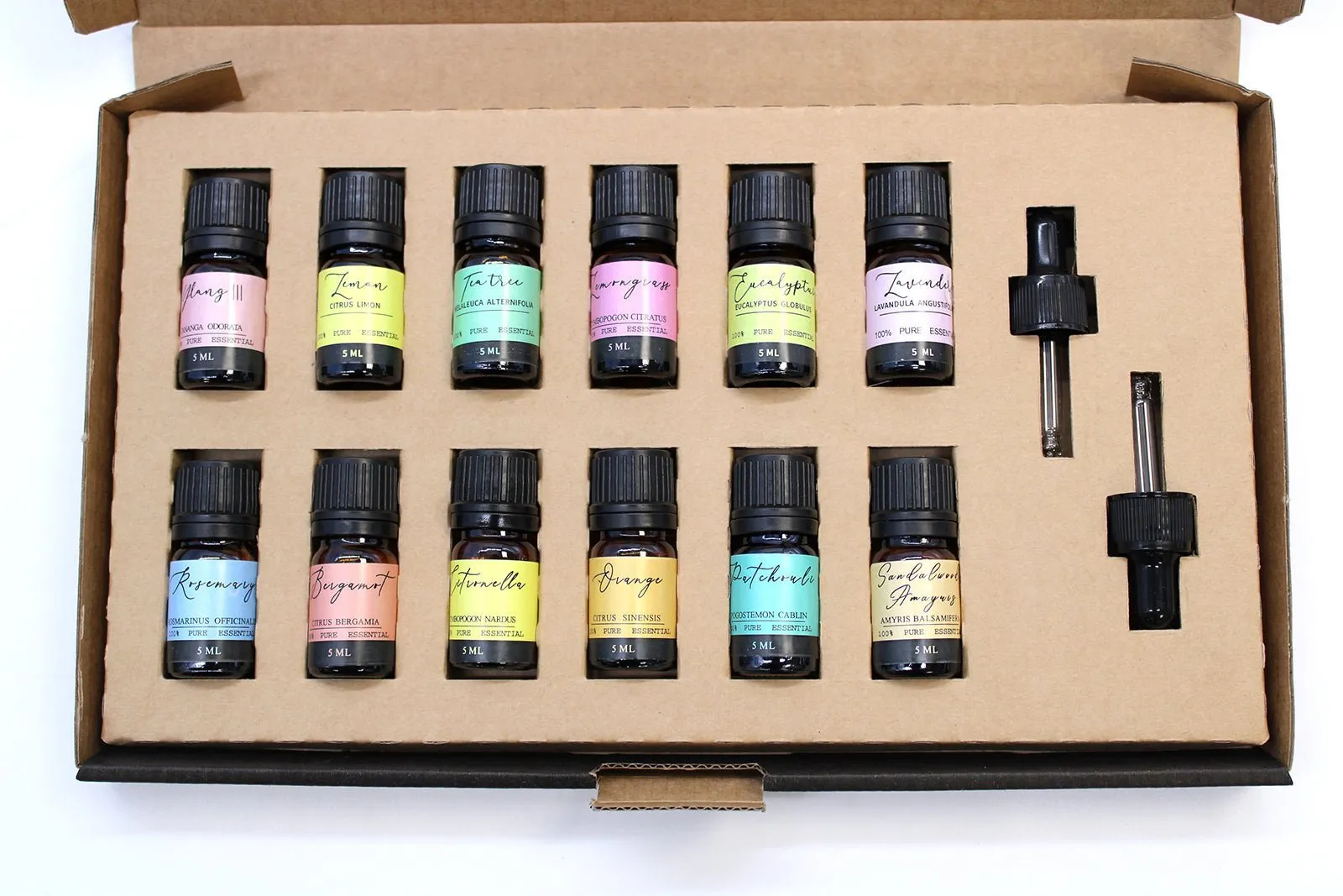 Aromatherapy Essential Oils Set - The Top 12
