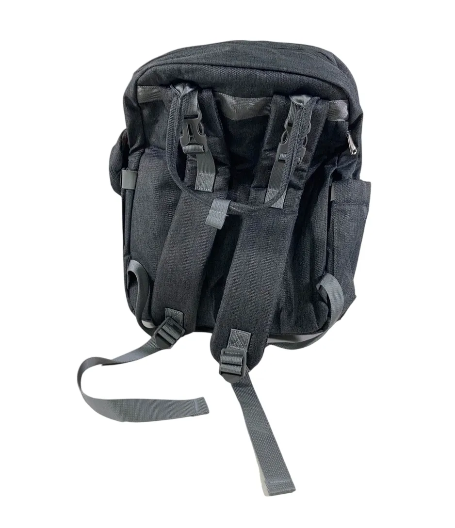 BabbleRoo Diaper Bag Backpack, Dark Gray, XL Original