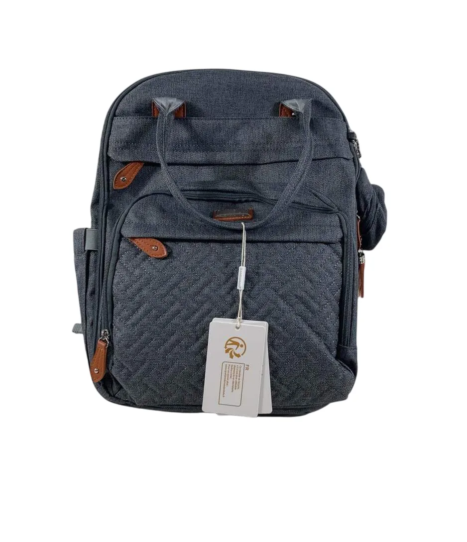 BabbleRoo Diaper Bag Backpack, Dark Gray, XL Original