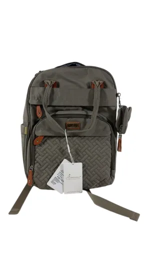 BabbleRoo Diaper Bag Backpack, Khaki, XL Original