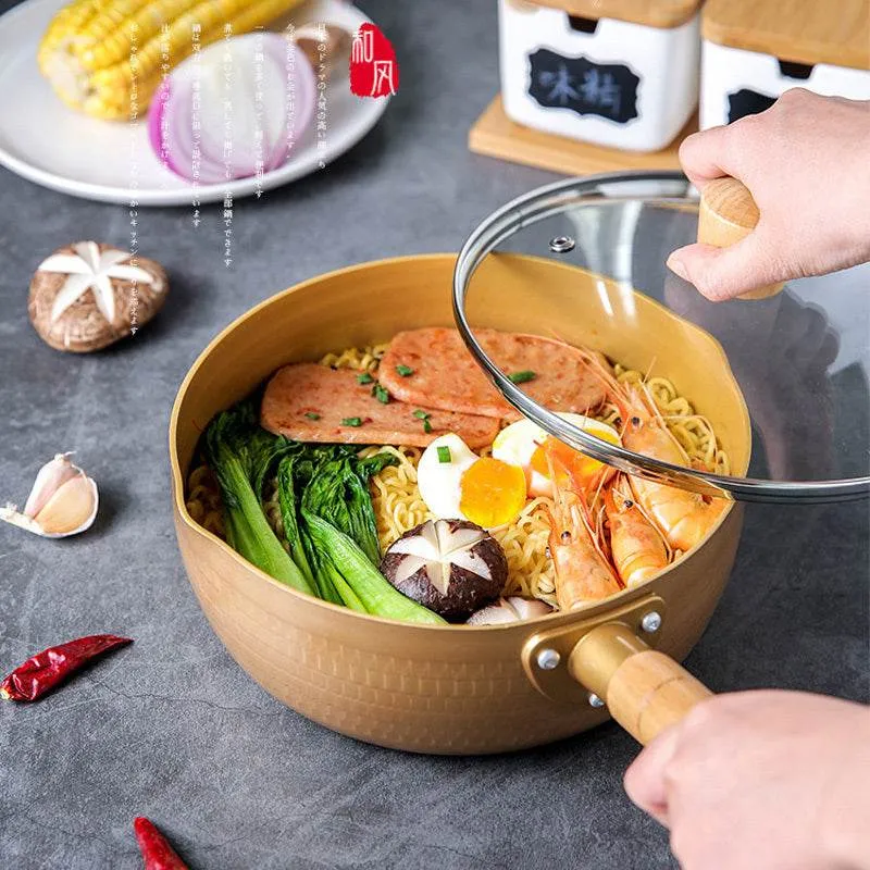 Baby Food Supplement Non-stick Household Non-stick Noodle Cooking Mini Hot Milk Pot