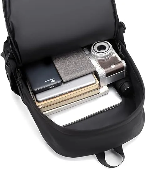 Backpack for Casual Aesthetic Backpack Bookbag TravelBack Pack (Black)