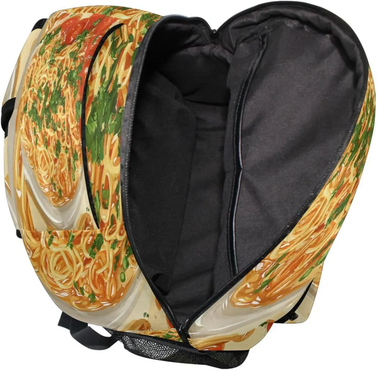 Backpack for Teens Boys Girls Fashion Outdoor Backpack with Chest Strap for Business Work College Travel Trip Instant Noodles Cape Cod Style