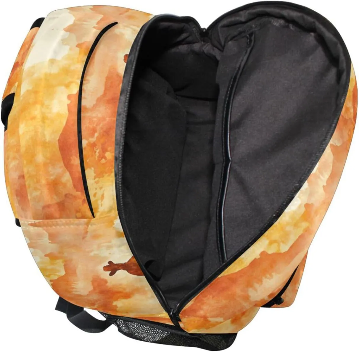Backpacks for Men Women Fashion School Book Bag with Chest Strap for College Work Western Cowboy Boots Cowboy Vast Desert