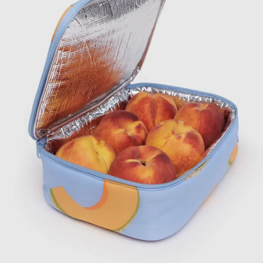 Baggu Lunch Box Cantaloupe Blue