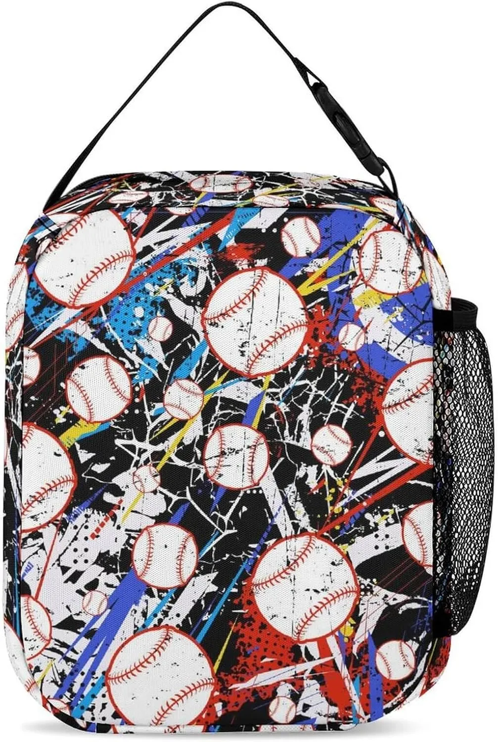 Baseball Backpack with Lunch Box & Pencil Case for Kids Girls Boys School, 16 Inch Cool Baseball Bookbag, School Backpack for Students Children, sustainable, Lightweight, Large Capacity