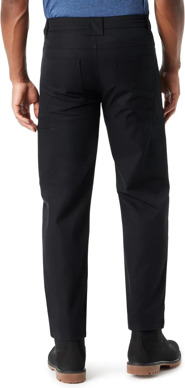 BASS OUTDOOR Men's Essential Water Repellent Tech Zip Cargo Pocket Tapered Leg Pant Standard