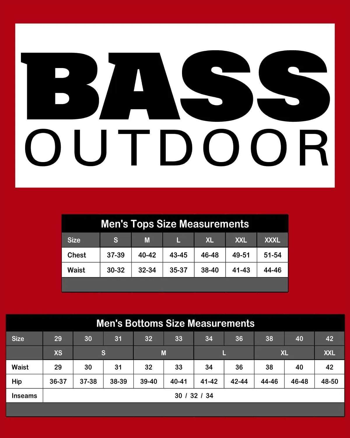 BASS OUTDOOR Men's Essential Water Repellent Tech Zip Cargo Pocket Tapered Leg Pant Standard