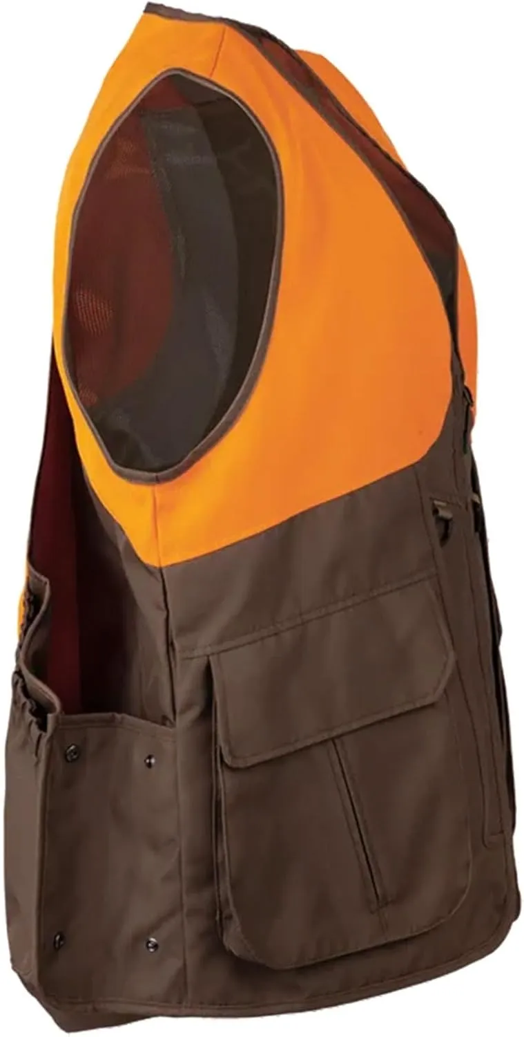 Beretta Men's Command Pro Durable Water-Resistant Front-Load Capable Upland Hunting Vest with Game Bag & Front Cargo Pockets