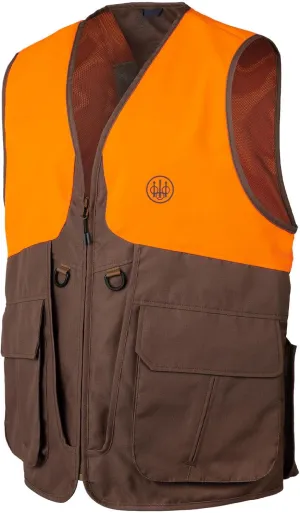 Beretta Men's Command Pro Durable Water-Resistant Front-Load Capable Upland Hunting Vest with Game Bag & Front Cargo Pockets