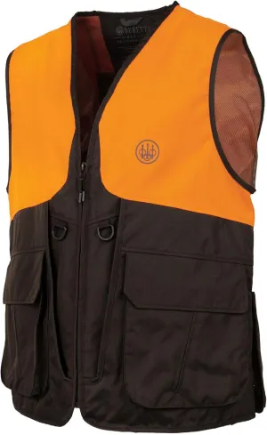 Beretta Men's Command Pro Durable Water-Resistant Front-Load Capable Upland Hunting Vest with Game Bag & Front Cargo Pockets