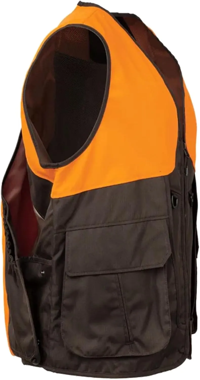 Beretta Men's Command Pro Durable Water-Resistant Front-Load Capable Upland Hunting Vest with Game Bag & Front Cargo Pockets