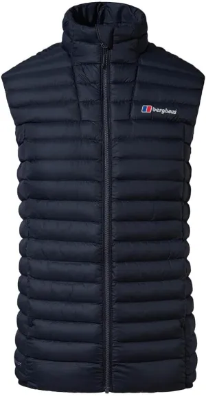 Berghaus Men's Standard Puffer Insulated Jacket Water Repellent Vaskye, Vest Jet Black