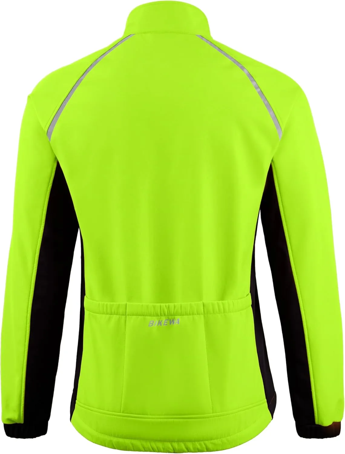 Bikewa Men's Winter Cycling Jackets Thermal Warm Water Resistant Bike Running Windproof Jacket
