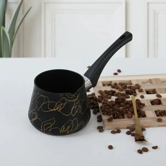 Black Gold Granite Nonstick Turkish Coffee Pot