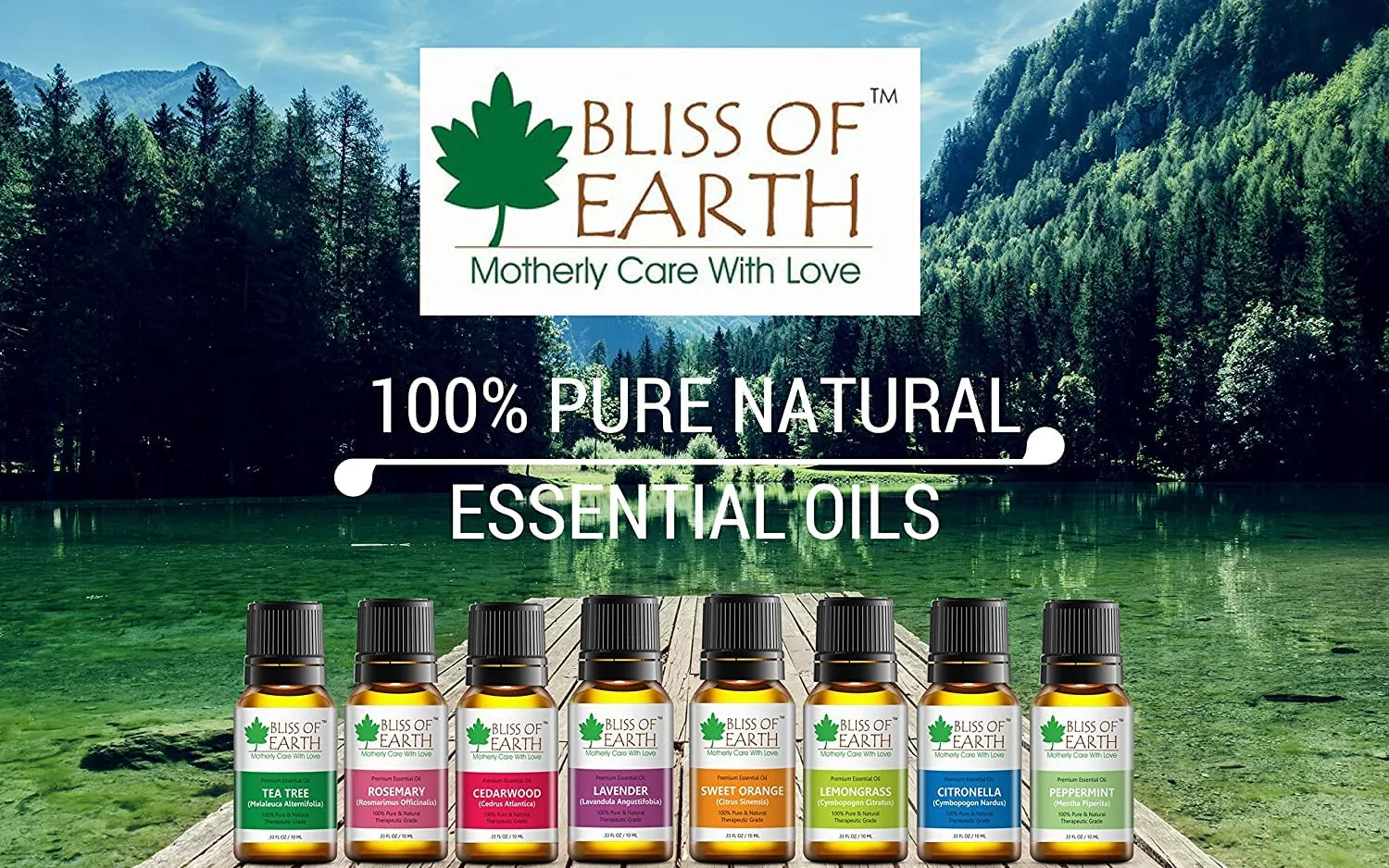 Bliss of earth 100% Pure Lavender Essential Oil & Citronella Natural Essential oil combo (10ml) therapeutic Grade (pack of 2)